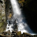 Чучхурский водопад, самый верх. Домбай.